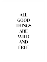 Wild and Free - Art Print